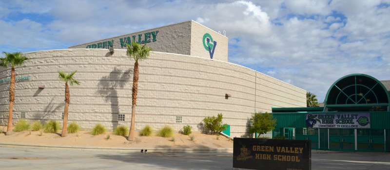 Green Valley High School Entrance