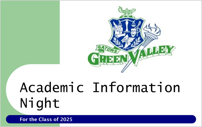 Academic Information Night 2021