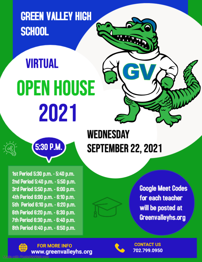 GVHS Open House Flyer – 2021 GVHS Open House Flyer - 2021