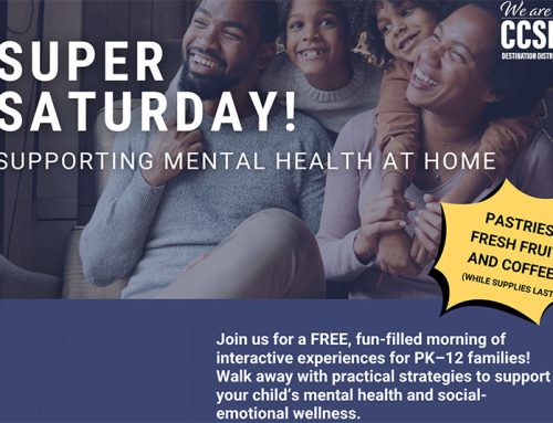 Super Saturday:  Supporting Mental Health at Home